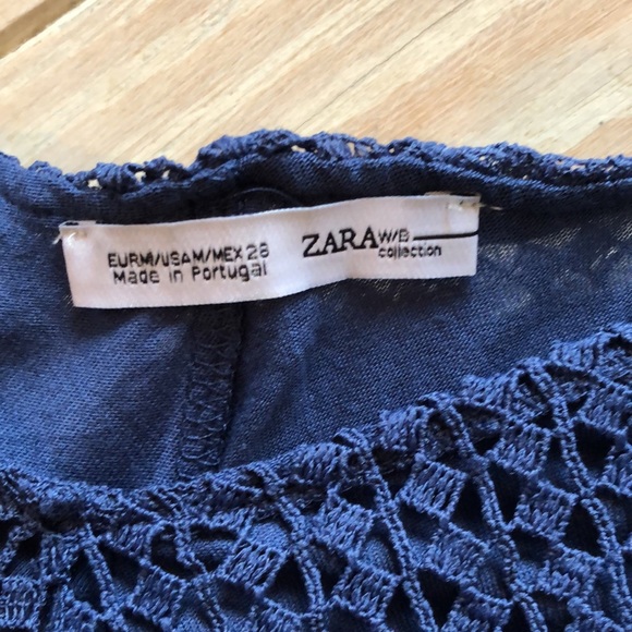 NWOT Zara flutter Boho crop top - Picture 3 of 13